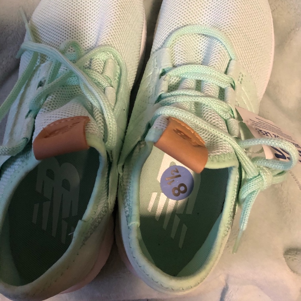 Mint Green New Balance Running Shoe